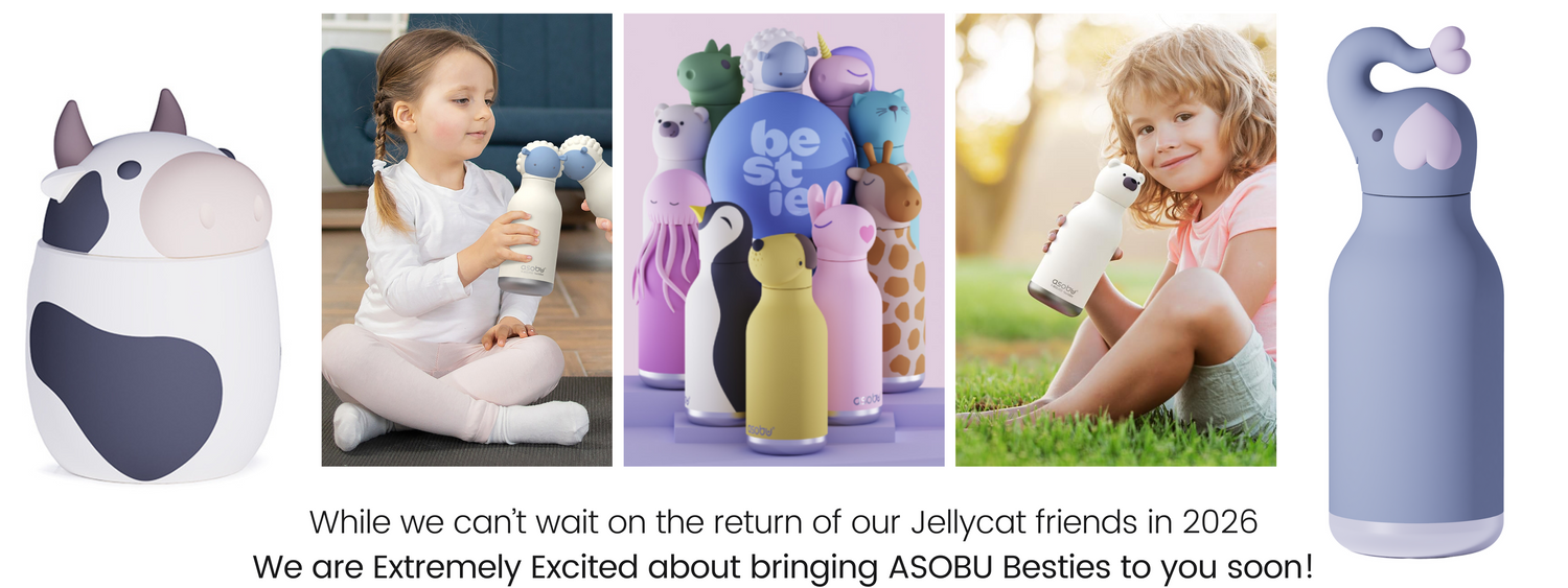 ASOBU BESTIES Insulated water bottles bestie jellycat elephant bottle giraffe bottle