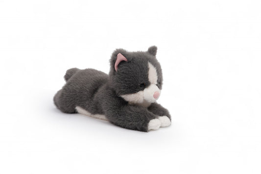 One Love Misty the Grey Cat 40cm side profile plush companion