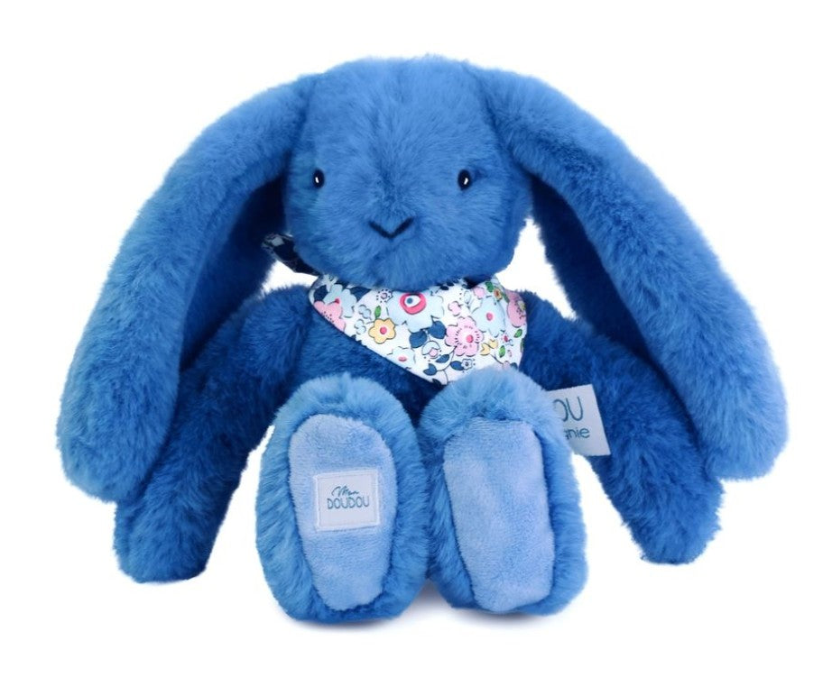 Fleurette Rabbit Blue - Doudou et Compagnie