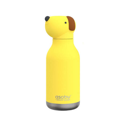 Asobu Doggie Dog Bestie water bottle brown silicone puppy head stainless steel South Africa