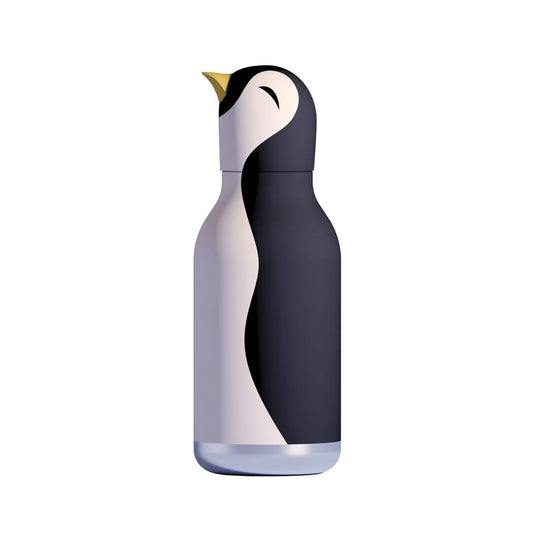 Asobu Penguin Bestie water bottle black white silicone penguin head stainless steel South Africa