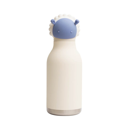 Asobu Sheep Lamb Bestie water bottle white blue silicone character head stainless steel South Africa