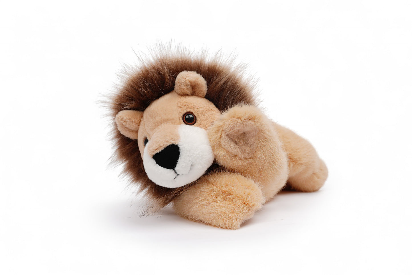Leonard the Lion cuddly plush companion close-up detail