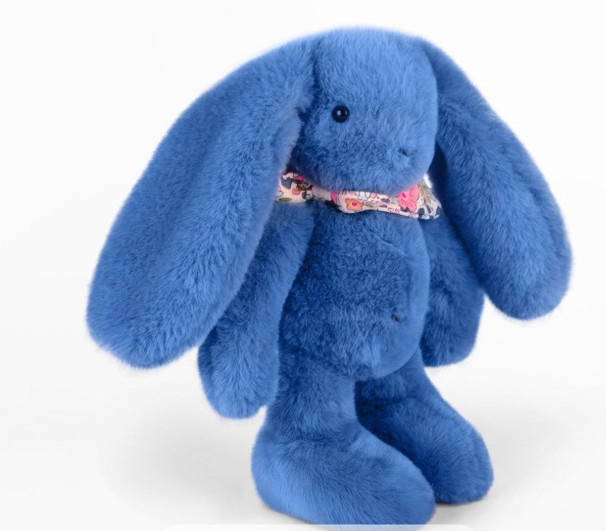 Fleurette Rabbit Blue - Doudou et Compagnie