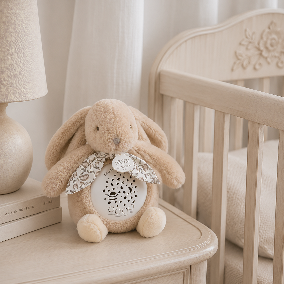 Doudou Beige Musical Night Light | Doudou et Compagnie