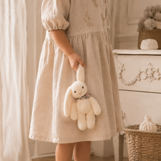 Fleurette Rabbit White - Doudou et Compagnie