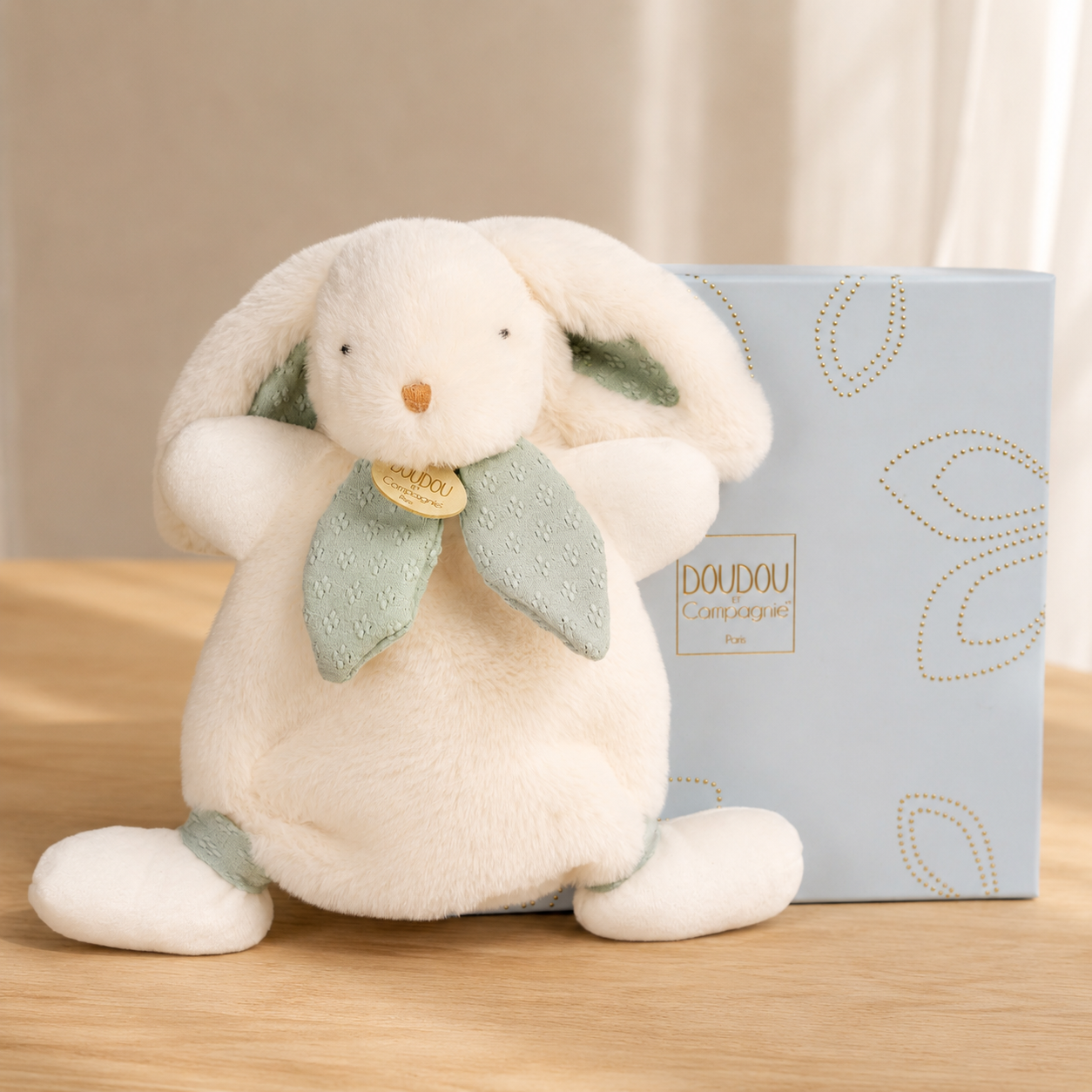 Lapin Bonbon Blue Grey Bunny | Doudou et Compagnie