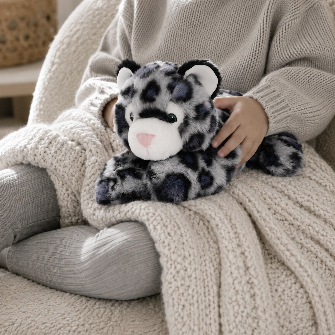 One Love Plush Snow Tiger Sky