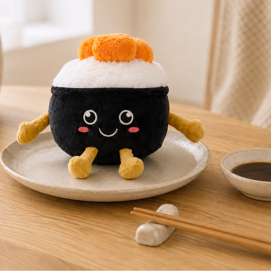Red Crab Roe Sushi Plushie | Besitos Food Friends