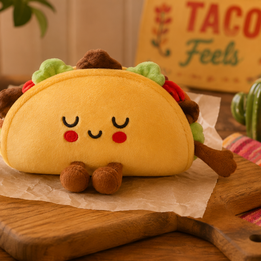 Taco Plushie | Besitos Food Friends