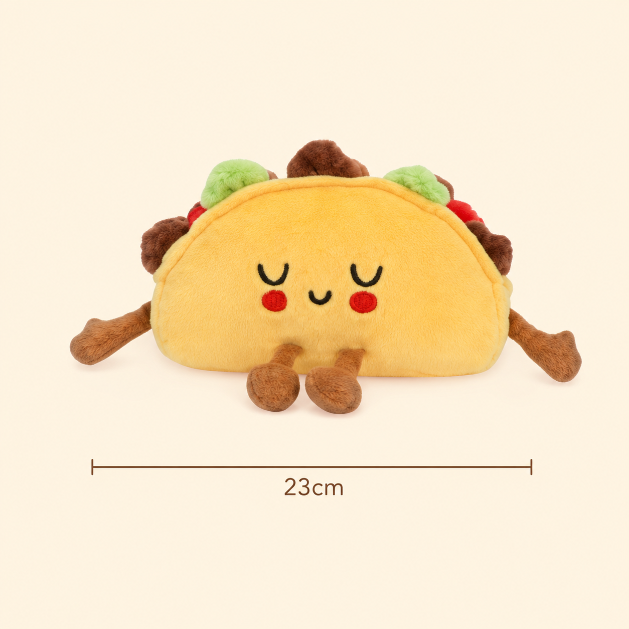 Taco Plushie | Besitos Food Friends