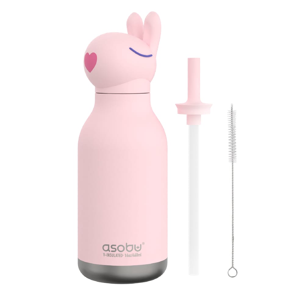 Asobu Bunny Bestie water bottle pink silicone character head stainless steel South Africa