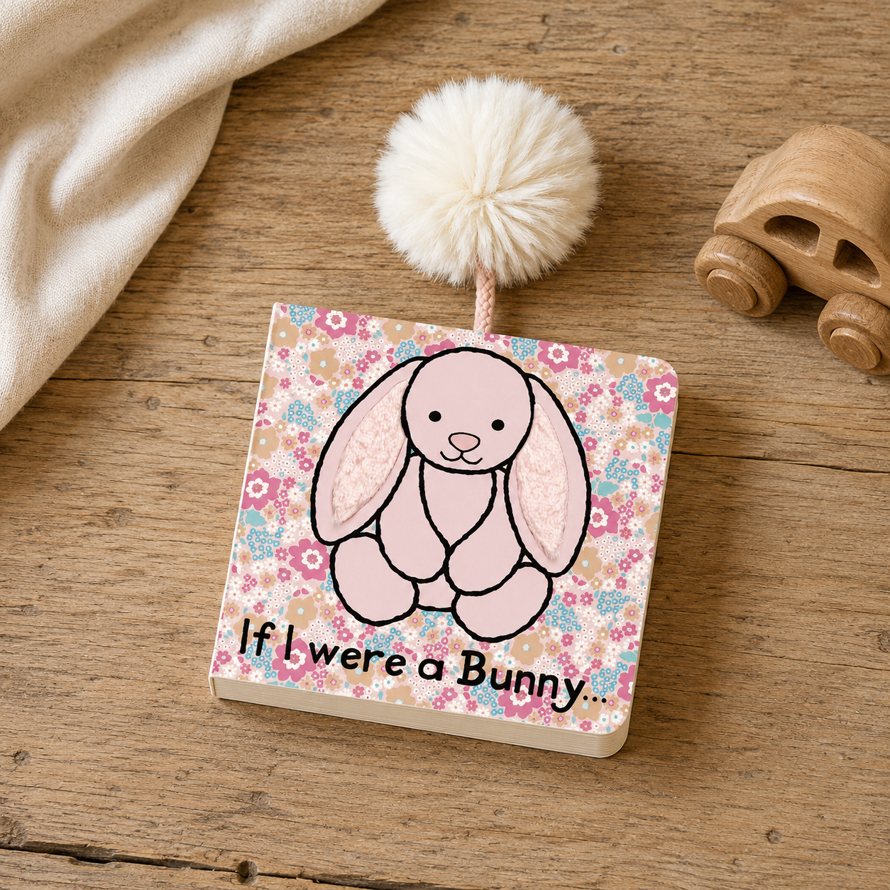 If I were a Bunny Board Book Blush | Jellycat