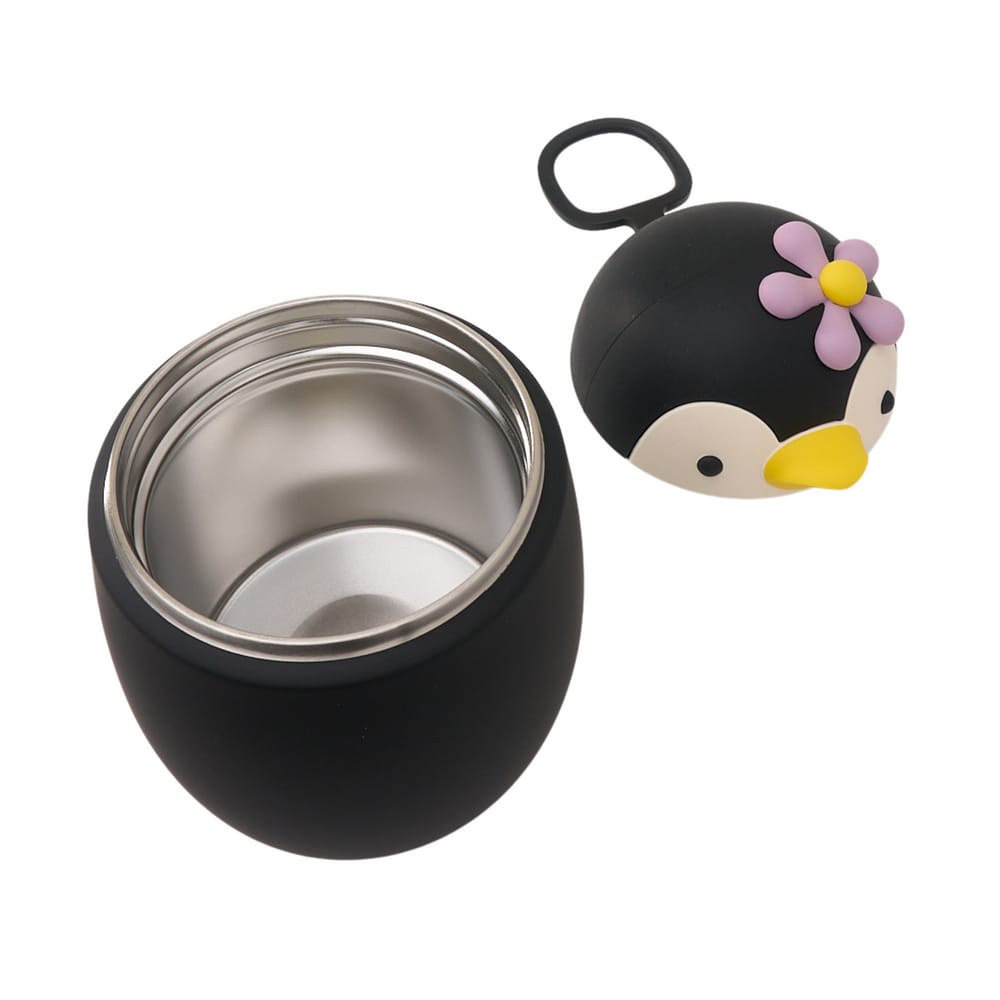 Asobu Penguin Bestie food container black white silicone penguin head lunch South Africa